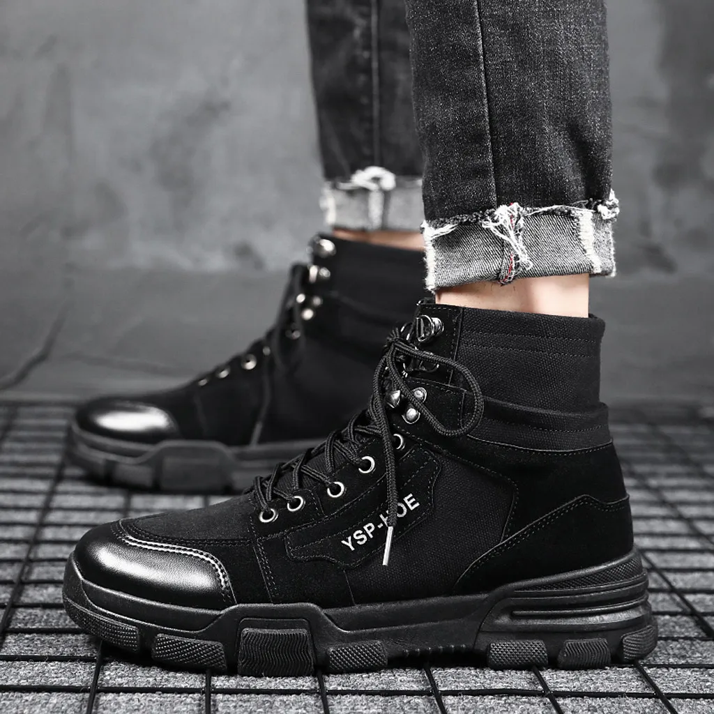 Мужская обувь; Новинка; модные ботинки; zapatos de hombre; Мужская мода; повседневные красивые рабочие кожаные ботинки в стиле ретро; ботинки в байкерском стиле