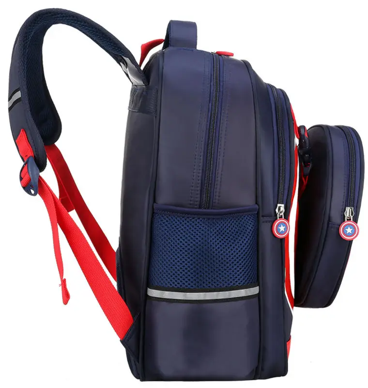 3D Мультфильм Капитан Америка детская школьная сумка мальчик рюкзак модные школьные сумки студентов рюкзак водонепроницаемый подарок ребенку