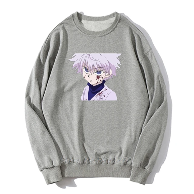 Hunter X Hunter Killua O-Neck Hot Topic Hoodie Print Men Pollover Sweatshirt  Fleece Hoodies Streetwear Harajuku - AliExpress