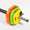 20kg Aerobics Barbell Set Men's Women's Fitness Weightlifting Squat Fitness Equipment Exercise Arm Muscle Small Hole Dumbbells ► Photo 2/6