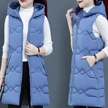 2021 autunno e inverno gilet da donna spessi nuovi cappotti di cotone per studenti Plus Size 5xl abbigliamento da donna Parka caldo Femme Dropshipping