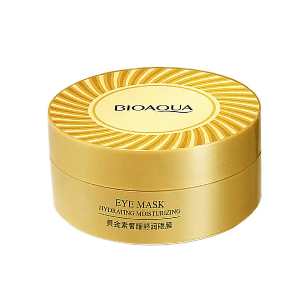 

60pcs Gold Collagen Eye Mask Anti Wrinkle Sleep Care Dark Eye Patch Moisturizing Crystal Circles Remover Eye Mask for Girls