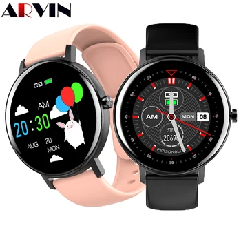 

Arvin R18 Sleep Tracker Women Smartwatch Sport Heart Rate Monitor Call Reminder Smart Watch Man 2020 For Android