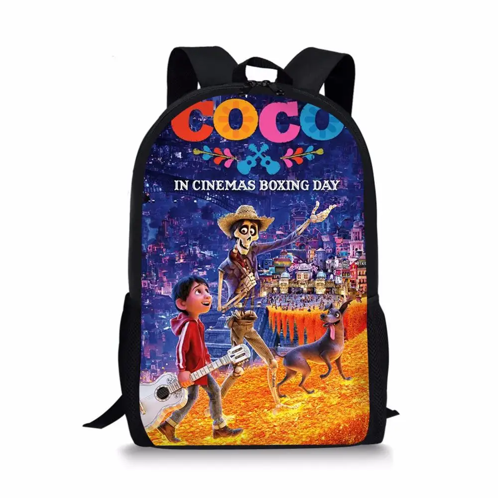 HaoYun Детский рюкзак COCO Music с рисунком черепа школьные сумки для студентов цветной