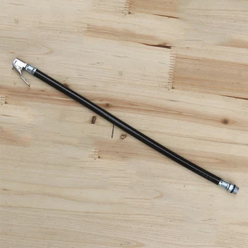 

1pc Car Tire Pressure Tool Inflation Tube High Quality Air Tire Inflator Pressure Pump Hose Meter Flexible Joint Inflation Tube
