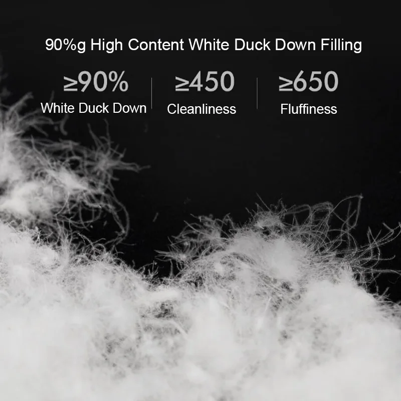 Xiaomi Mijia пуховик Для мужчин зимние портативность Теплые 90% белый пуховик на утином пуху с капюшоном, жакет «Человек Открытый куртка IPX 4 от 90FUN