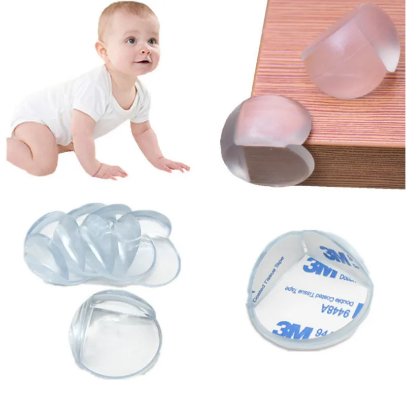 

Baby Table Corner Edge Protection Cover Silicone Kid Furniture Safe Child Anticollision Security Desk Corner Protector 5/10Pcs