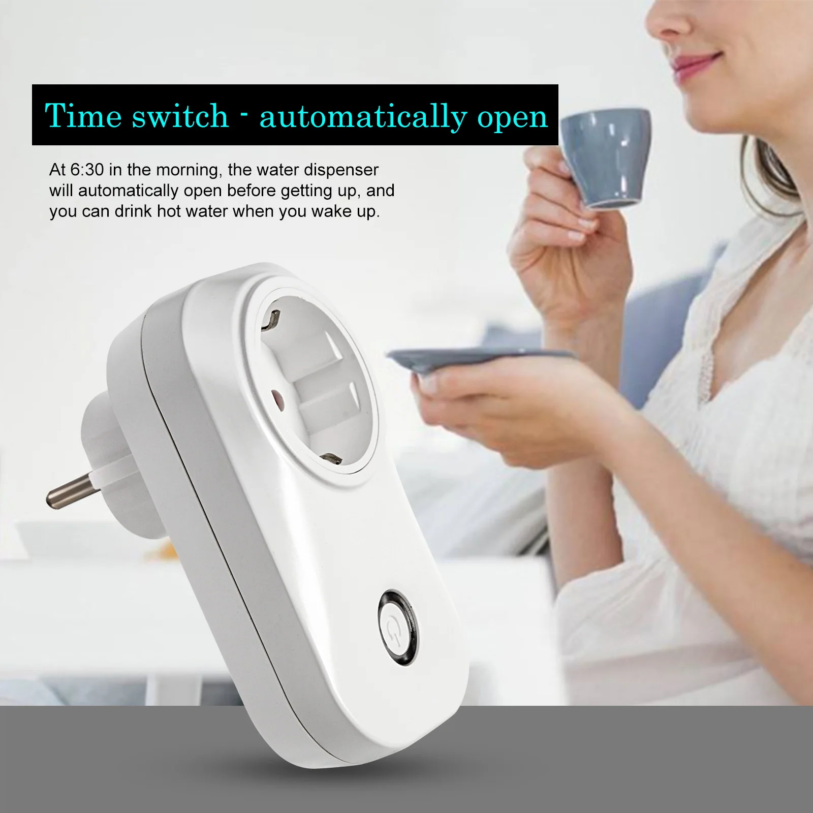 Беспроводное управление Wi-Fi Smart Socket Time APP control EU/US/UK Plug Прямая