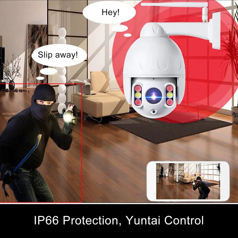 IP Камера 1080P 2MP двухстороннее аудио открытый видео Камеры Скрытого видеонаблюдения Wifi охранного видеонаблюдения для домашнего применения Беспроводной камеры
