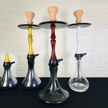 

Alpha Hookah Set Narguile Shisha Hookah Outdoor Portable Travel Smoking Water Pipe Removable Diffuser Hookah Accessories