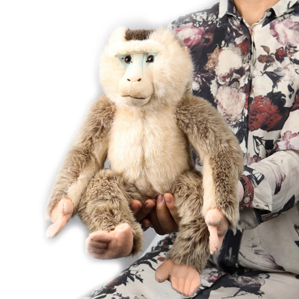Обезьянка с северным хвостом плюшевая кукла милая обезьянка мягкие животные