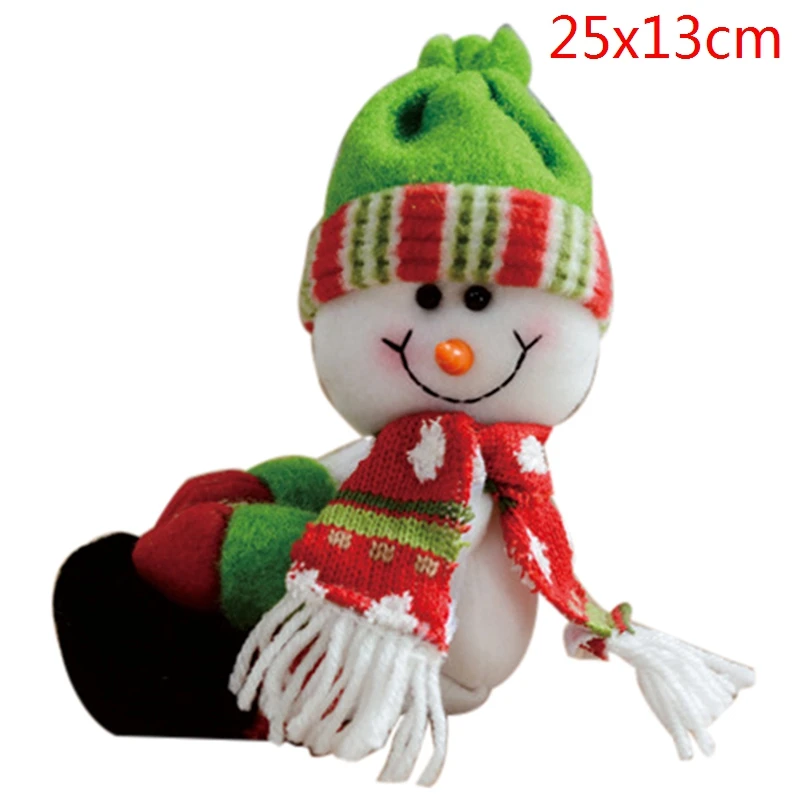 A2 25x13 Santa Claus Snowman Elk Bottle Cover Cloth Creative Christmas Red Wine Bottle Covers Set Xmas Party Supplies Christmas Gift Bag - Цвет: A2 25x13