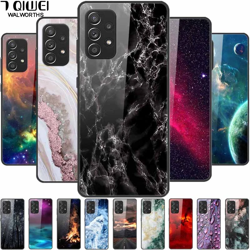 Tempered Glass Case for Samsung Galaxy A52s 5G Cover Protective Back Cases For Samsung A52s 5G Case A528B Funda A 52s 2021 Coque best case for samsung