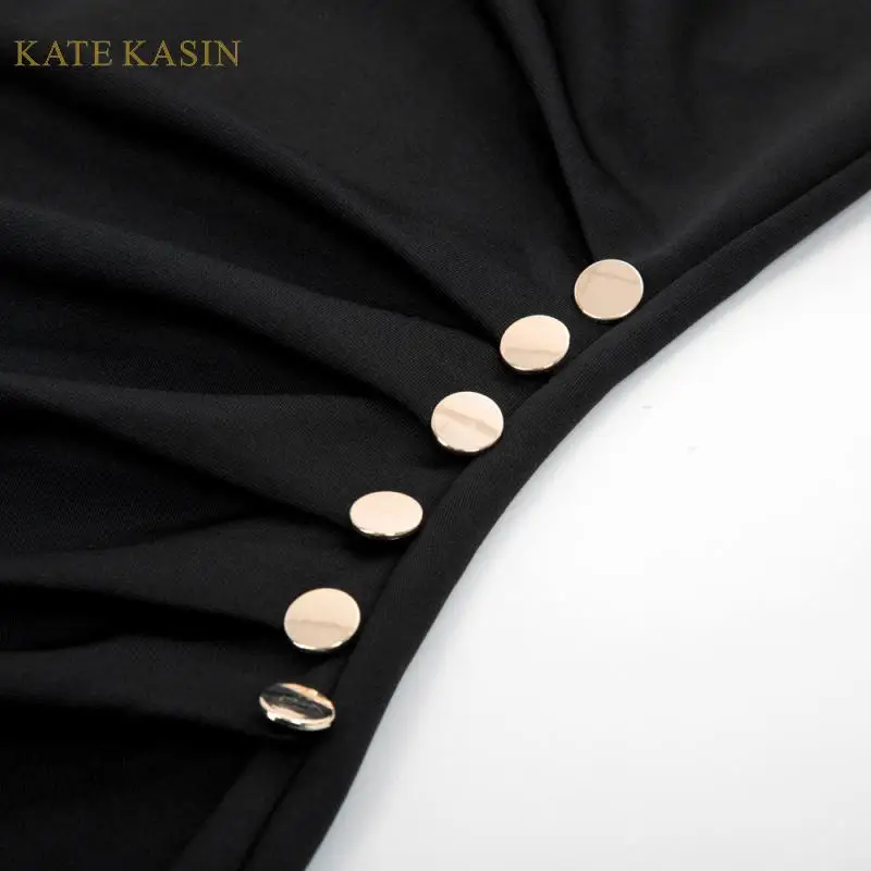 Kate Kasin Формальное вечернее платье-карандаш женская элегантная одежда для работы с открытыми плечами деловое офисное облегающее Платье облегающее бедра