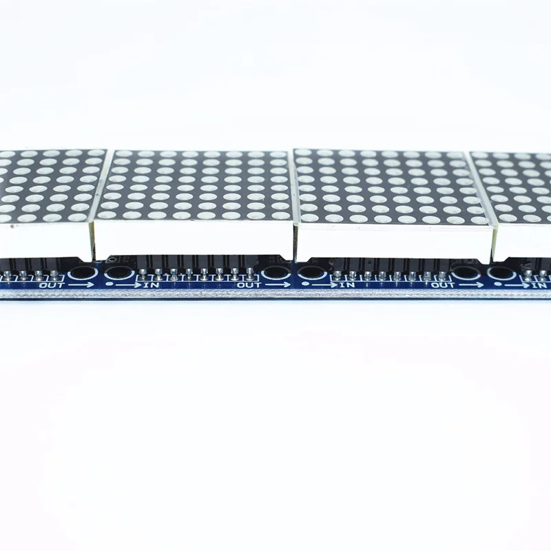 MAX7219 микроконтроллер матричный модуль 4 в 1 дисплей