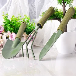 Mini semis multifonctionnel jardinage ensemble de trois pièces petite pelle, râteau, pelle, succulente plantation de fleurs en pot Gadget 