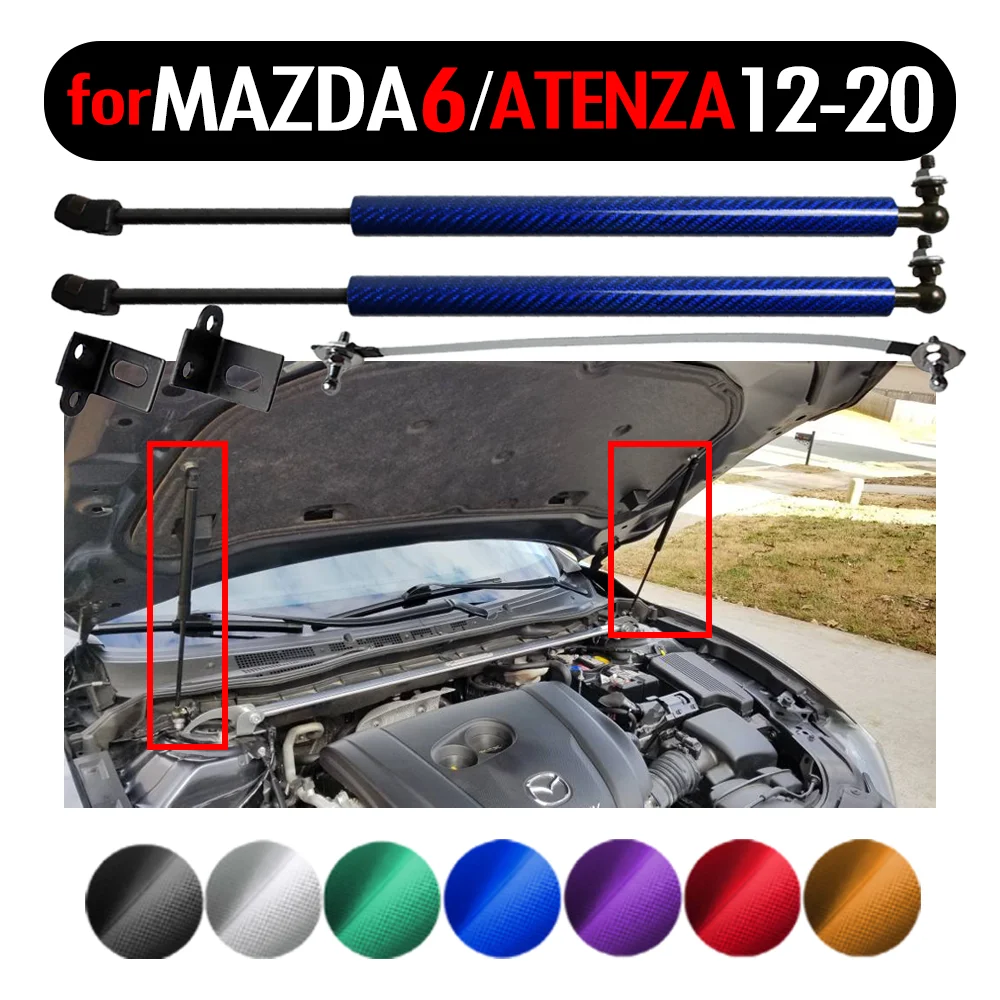 

Auto Front Hood Bonnet Modify Gas Struts Lift Support Shock Damper for Mazda 6 Mazda6 Atenza 2012-2020 Absorber Styling