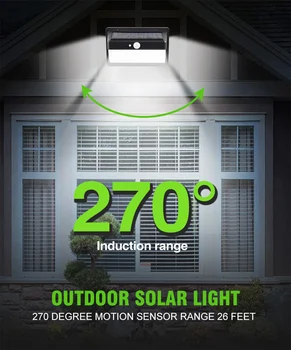 

LED Solar Light Waterproof PIR Motion Sensor Garden Decoration Outdoor Solar Lamp Wall Light Solar Powered Sunlight