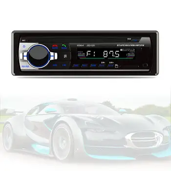 

JSD-520 Car Vehicle MP3 Music FM Radio Player ISO Interface AUX Audio Adapter