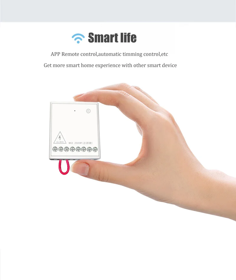 Original Smart Two-way Control Module Relay Switch Controller Zigbee Timer Chan