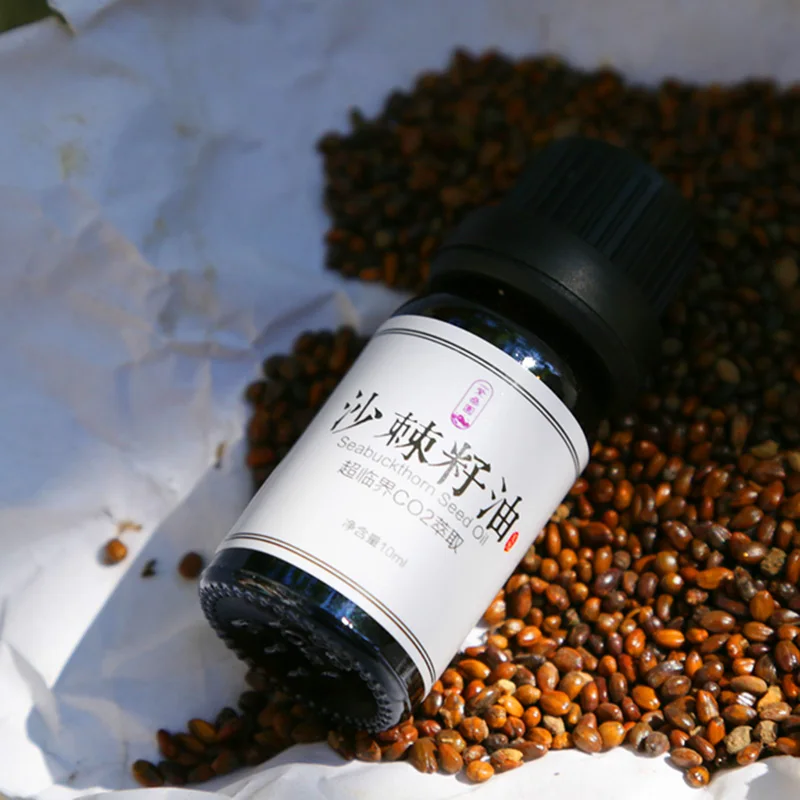 

High Quality 100% pure plant base oil Essential oils skin care Seabuckthorn Control Acne Shrink pores Sea buckthorn fruit
