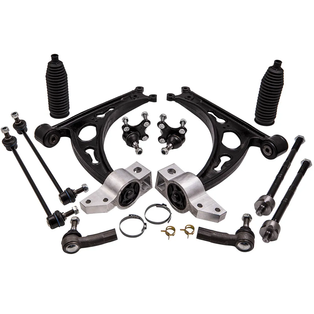 FRONT LOWER SUSPENSION WISHBONE CONTROL ARM KIT For VW PASSAT 3C2 3C5 CC SHARAN 1160600046 1160600051 3C0407366A 3C0407366B | Автомобили и