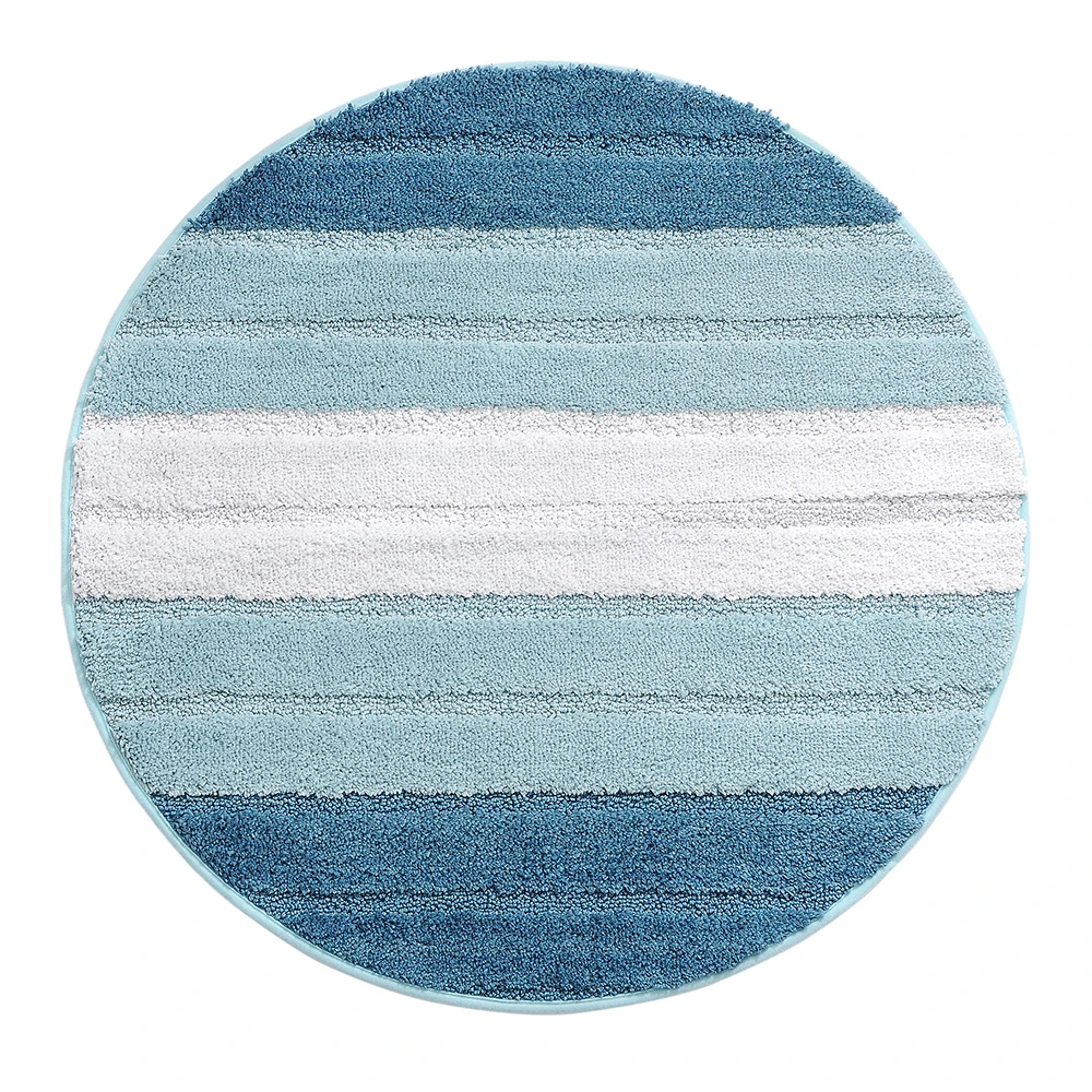 Soft Microfiber Rug Kitchen Carpet Floor Mat Round Carpet Anti-slip Bath Mat Livingroom Home Bedroom Machine Washable Carpet