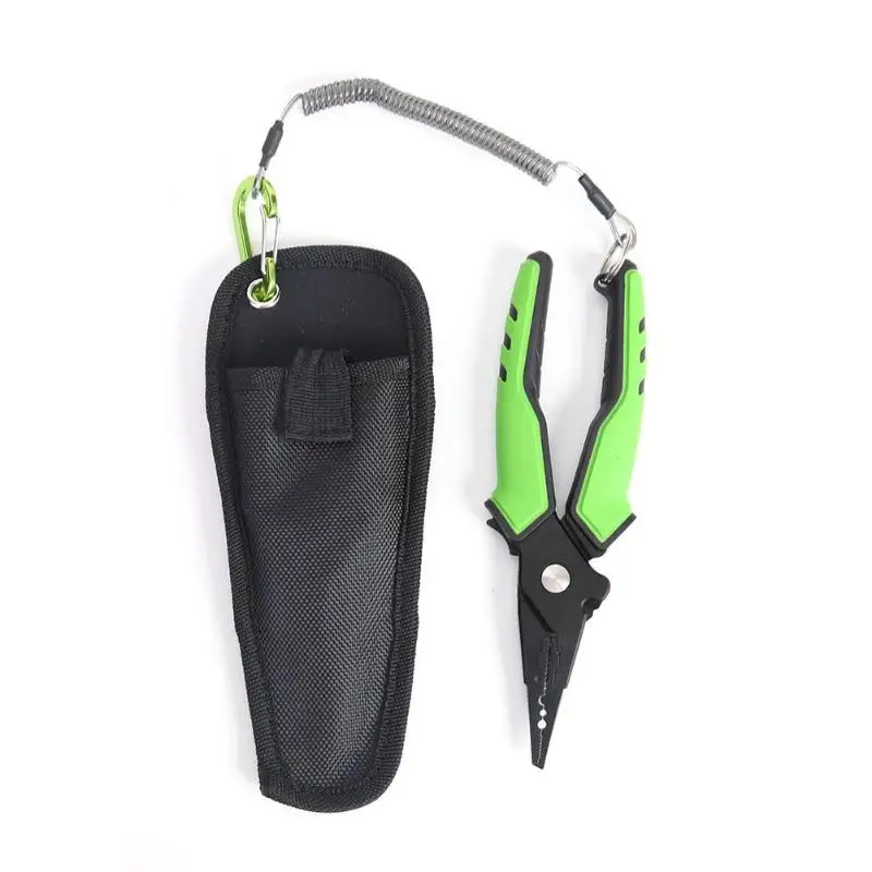

Fishing Tackle Aluminum Alloy Self-locking Green Fishing Pliers Hooks Remover Fishing Tool articulos de pesca