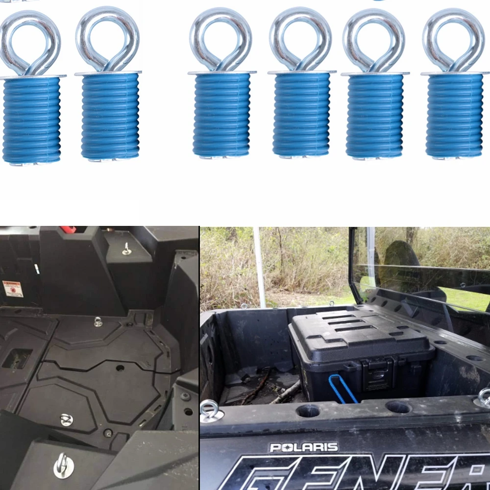 6pcs/Set Lock & Ride ATV Tie Down Anchors For Polaris RZR 1000