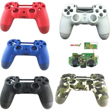 Frente + volta escudo caso habitação capa protector para sony ps4 pro sem fio dualshock 4 pro controlador jds040 JDM-040 substituir caso