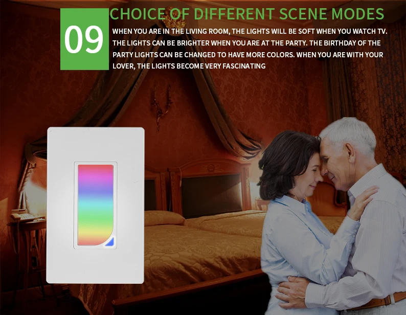 Lonsonho US Smart Wifi переключатель сценический светильник переключатель Tuya Smart Life App беспроводные Контрольные переключатели Alexa Google Assistant