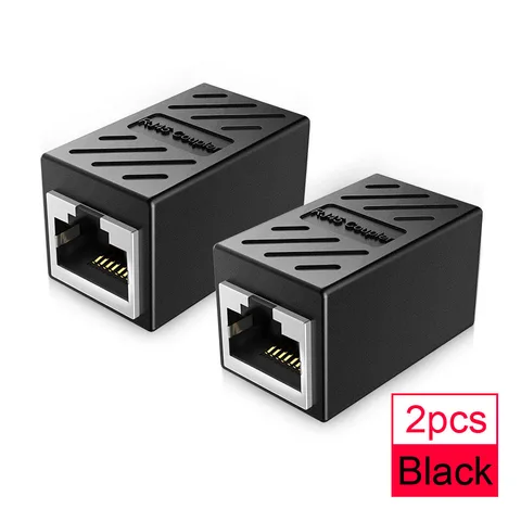 Cable RJ45 Coupler Cat7/Cat6/5e Female To Female Two Interfaces Expander Cable Network Adapter LAN Connector Internet