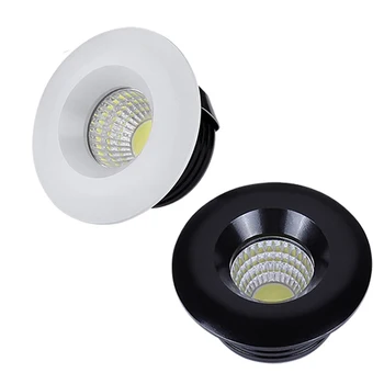 

LED mini Downlight Under Cabinet Spot Light 3W for Ceiling Recessed Lamp AC85-265V Dimmable Down lights with driver