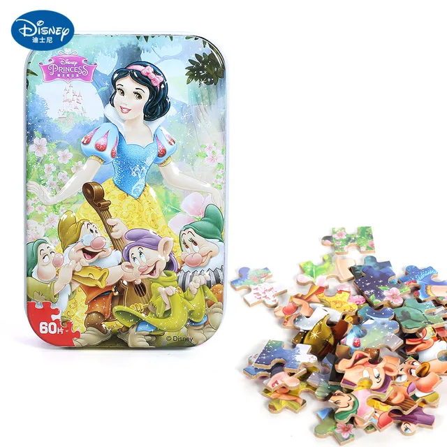 Puzzle de Princesse Disney en Bois pour Enfant de 4 à 7 ans, Jouet,  Blanche-Neige, La Reine des Neiges, 60 Pièces - AliExpress