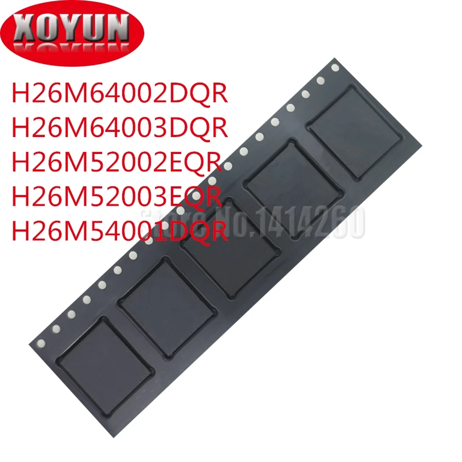 

H26M64002DQR H26M64003DQR H26M52002EQR H26M52003EQR H26M54001DQR emmc BGA