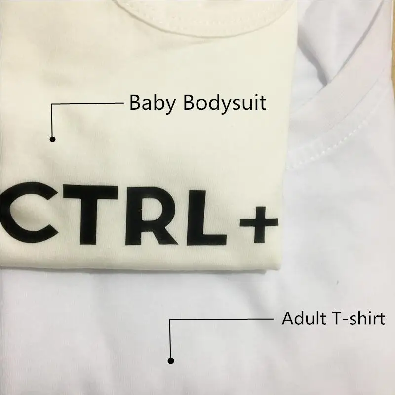 Сочетающиеся Топы CTRL C для всей семьи одежда отца дочери сына футболка отцы и я