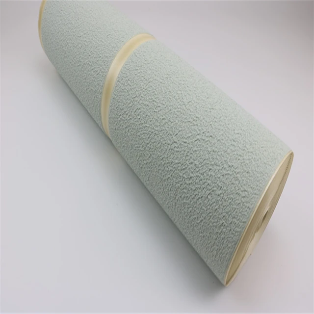 9.5m Roll Modern Deerskin Velvet Wallpaper Non-woven Fabric 3D Stripe Living Room Bedroom TV Background Wall Stickers 90106