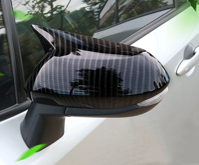 Автомобильный Стайлинг, зеркало заднего вида из углеродного волокна, декоративная раковина, наклейка, рамка, Накладка для TOYOTA Corolla, автомобильные аксессуары