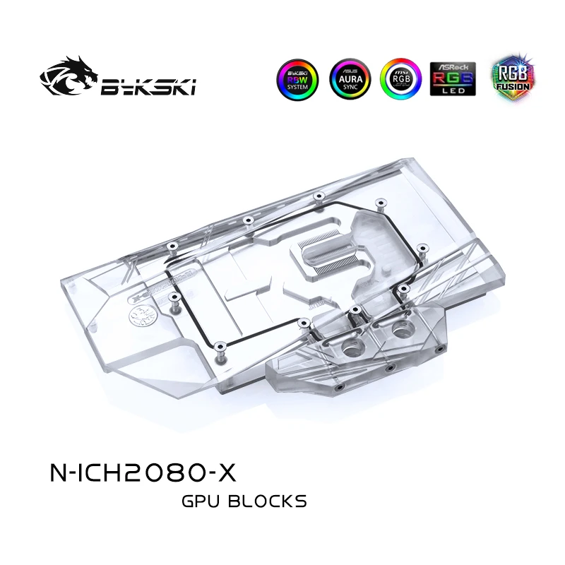 Кулер для графического процессора Bykski INNO RTX 2080 /2070/2070 супер блок водяного