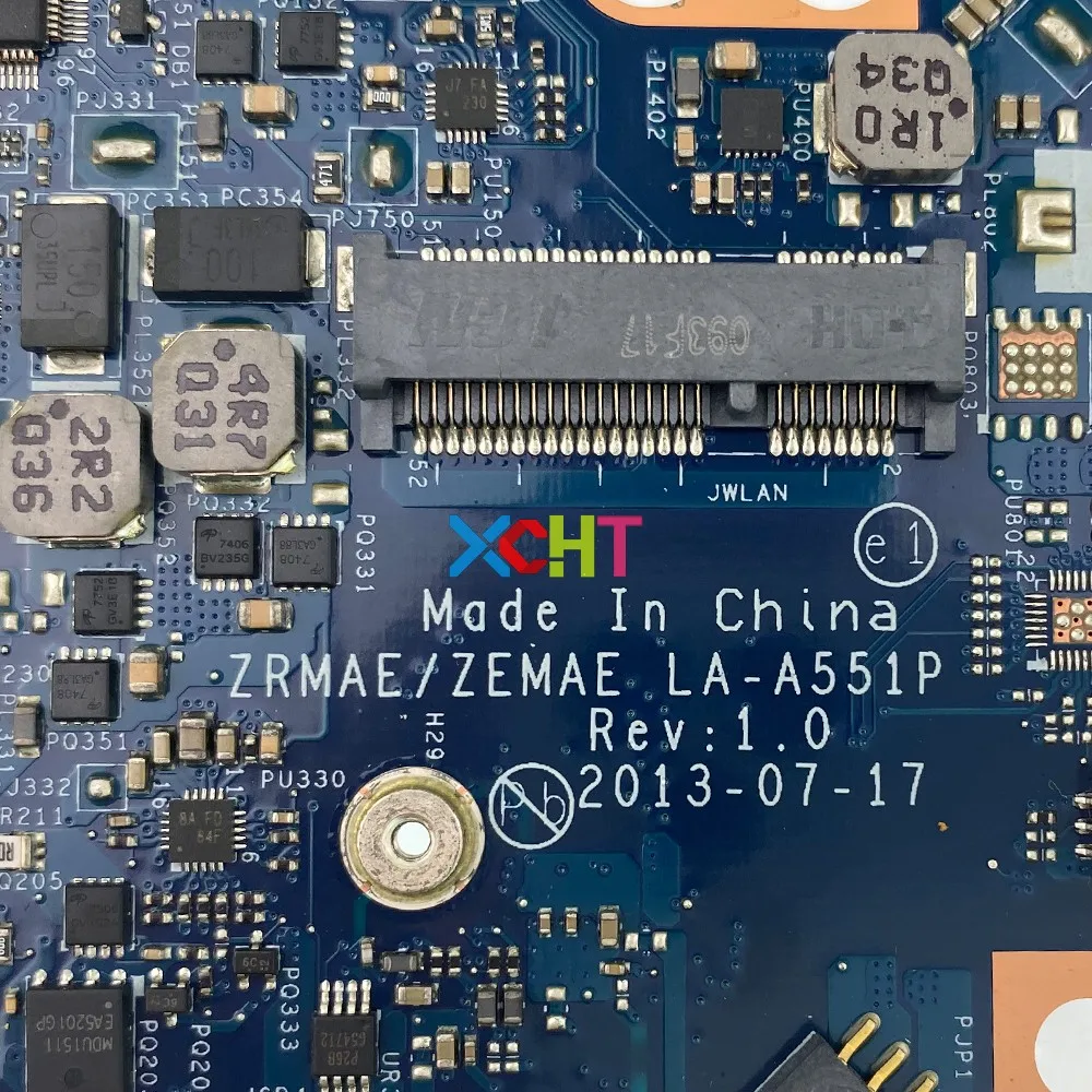 Ideal K000150940 ZRMAE/ZEMAE LA-A551P for Toshiba Satellite M50D M55D M50DT Laptop Notbook PC Motherboard