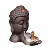 With 10Pcs Incense Cones Buddha's Head Holder Backflow Incense Cones Burner Incense Stick Censer ► Photo 3/5
