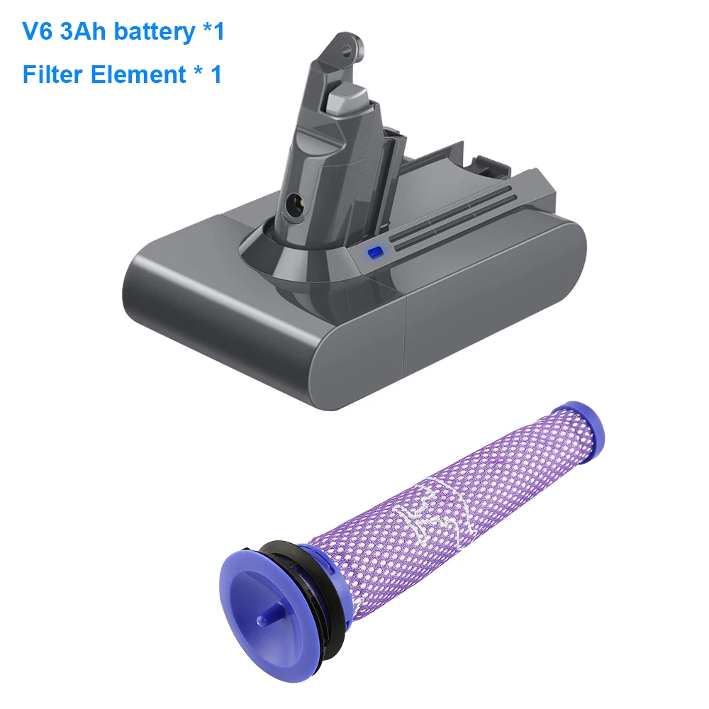 Waitley 21,6 V 3.0Ah внутренние литий-ионные аккумуляторы sony 18650VTC6 для Dyson V6 пылесос 3000mAh батарея - Цвет: Set B