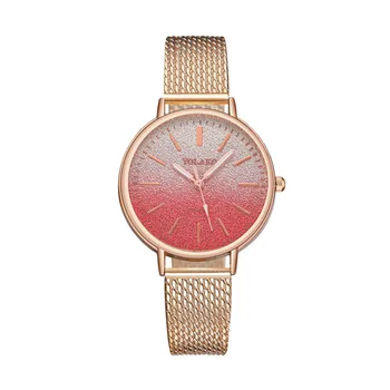 

Women Watches Relojes Para Mujer Ladies Watch Brand Luxury Gift For Women Rose Mesh Steel Strap Quartz Wristwatch Female Clock