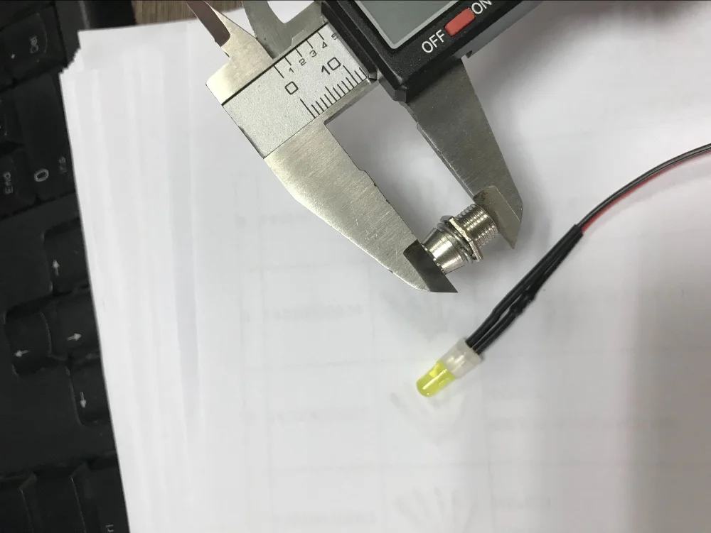10 шт. AD26C-8L DC12V светодиодный металлический индикатор светильник водонепроницаемый Предупреждение IP65 сигнальная лампа красный белый желтый синий зеленый пилот уплотнение лампы