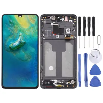 

LCD Screen and Digitizer Full Assembly with Frame for Huawei Mate 20 (Black)