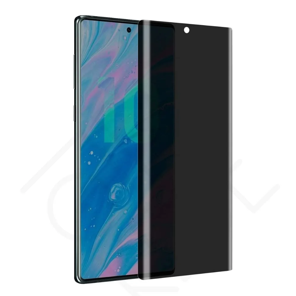 9H 3D полное покрытие, закаленное стекло для SAMSUNG Galaxy Note 8, 9, 10 Pro, S8, S9, S10 Plus, Антибликовая Защитная пленка для экрана