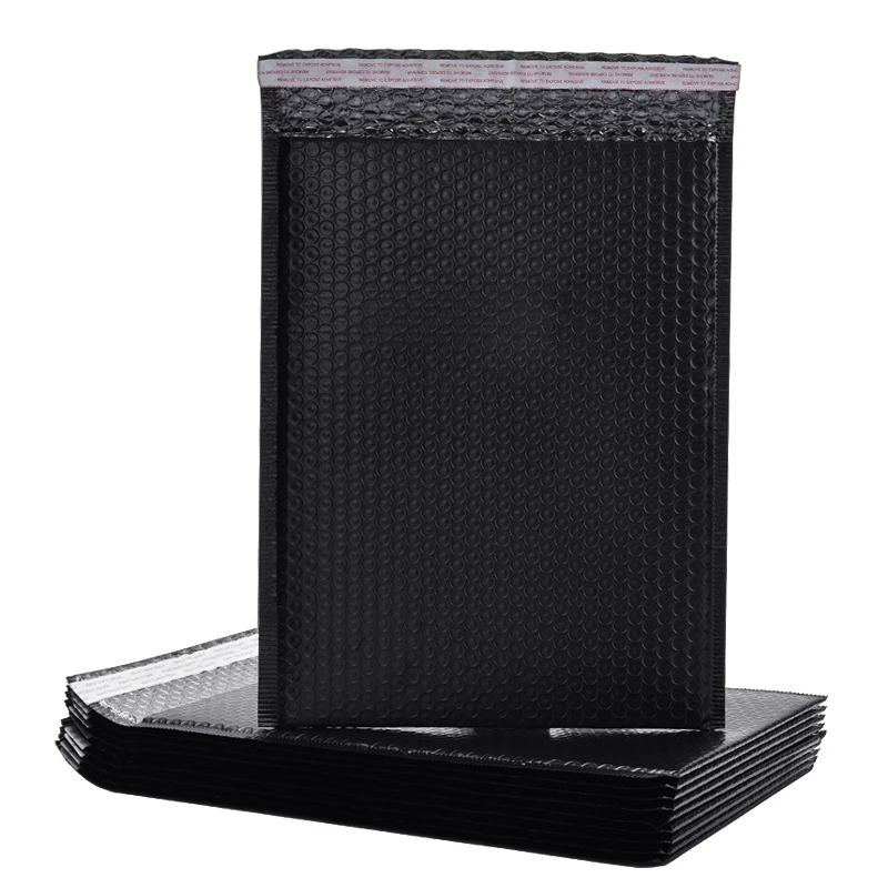 

10PCS/18sizes Black Poly Bubble Mailer Padded Envelope self seal mailing bag bubble envelope Shipping envelope Storage Envelopes