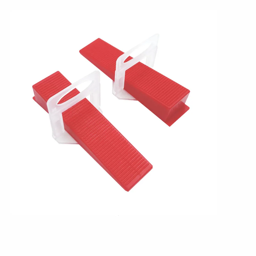 Tile Leveling System 1/1.5 /2 /2.5/3 MM White Clips Red Wedge And Pliers For Laying Tiles Construction Tools tile spacers tile leveling clips tile leveling tools