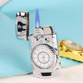 

Cigarette Lighter Watch shape adjustable firepower Windproof Butane Gas Inflatable Lighter Smoking Accessories
