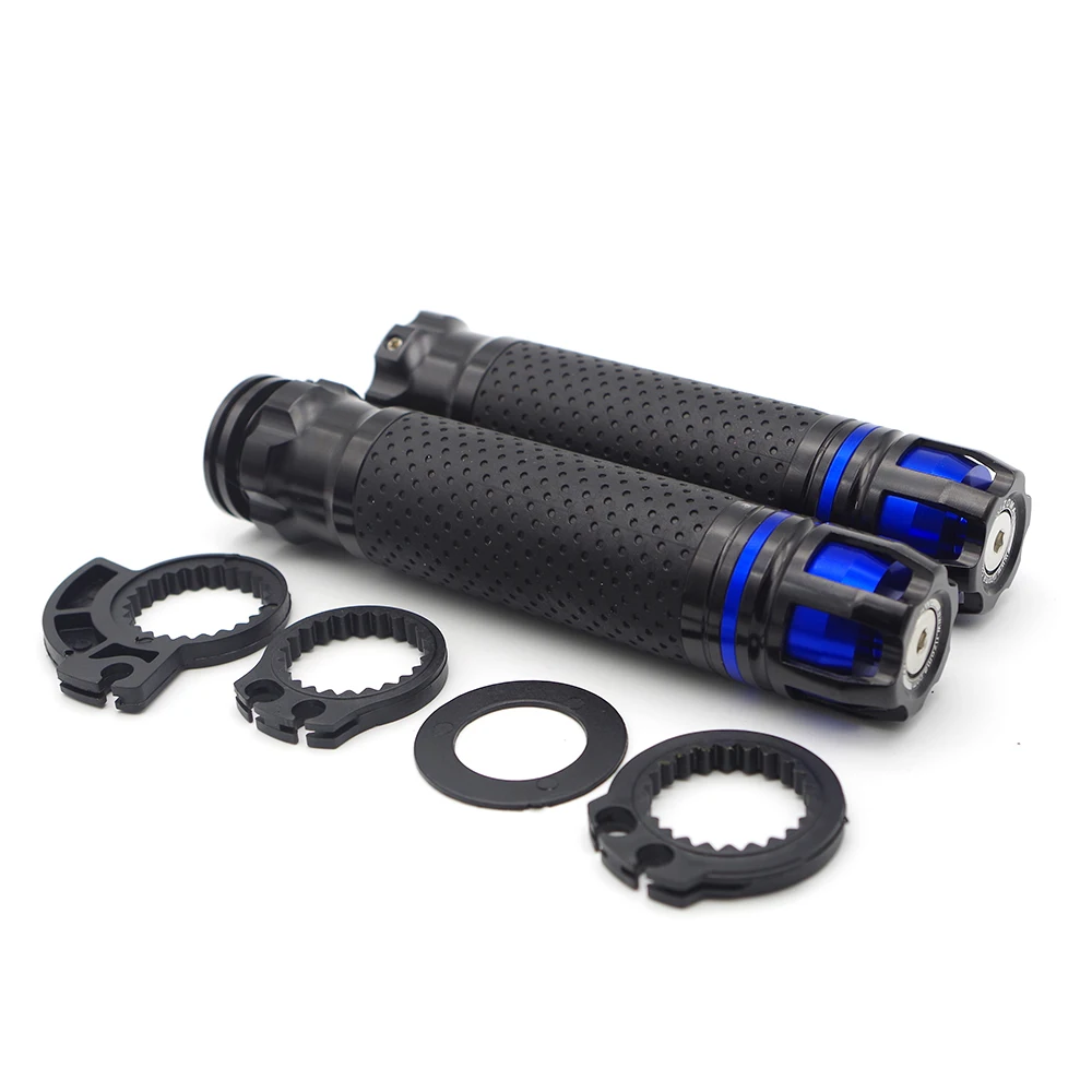 Universal Motorcycle Handlebar Grips 22mm Racing Motor Grip for yamaha r6 2005 honda cbf1000 cbr 954rr suzuki ktm 690 smcps - Цвет: Blue